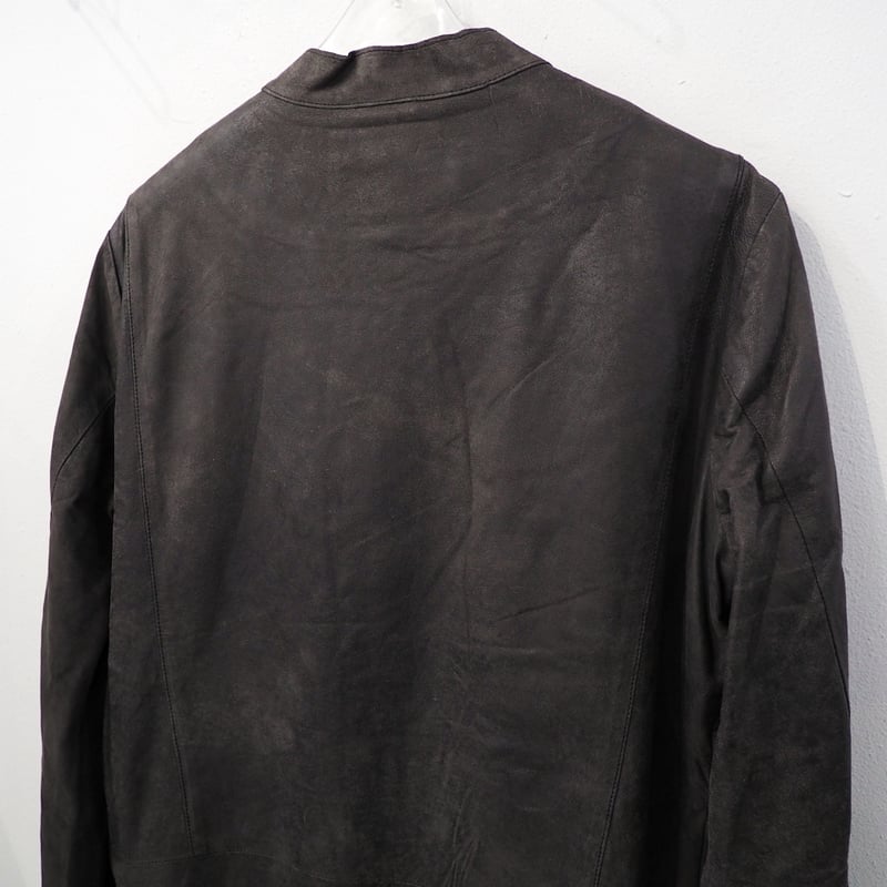 新品 定価20万 ジョルジオブラット ラム レザー シングルライダースジャケット 新品 定価20万 ジョルジオブラット ラム レザー シングル