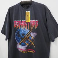 新品 定価6600円 バイクスター ヴィンテージ加工 Tシャツ 黒 ウォッシュ ブラック メンズ M L