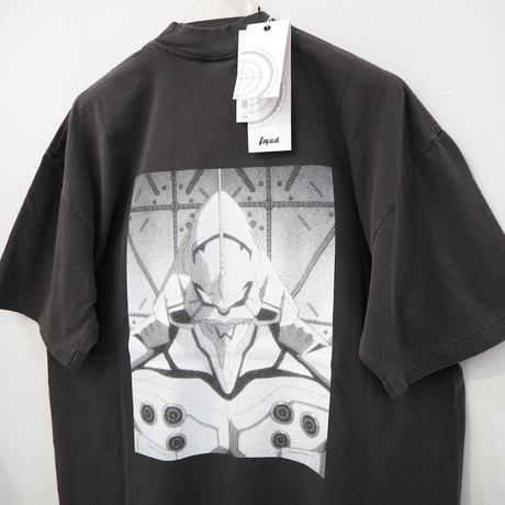 新品 定価11000円 公式 エヴァンゲリオン x fmcd ヴィンテージ加工 Tシャツ 黒 ブラック XL L