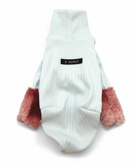 Mix coloring knit【Blue×Pink】