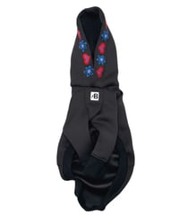 顔まわりに花とハートを添えて〜Black〜