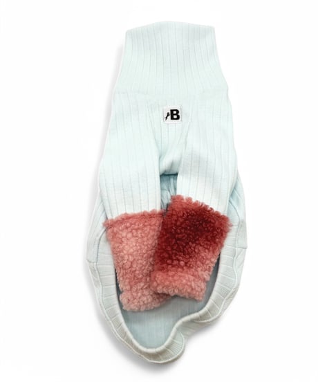 Mix coloring knit【Blue×Pink】