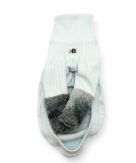 Mix coloring knit【Blue×Blue】