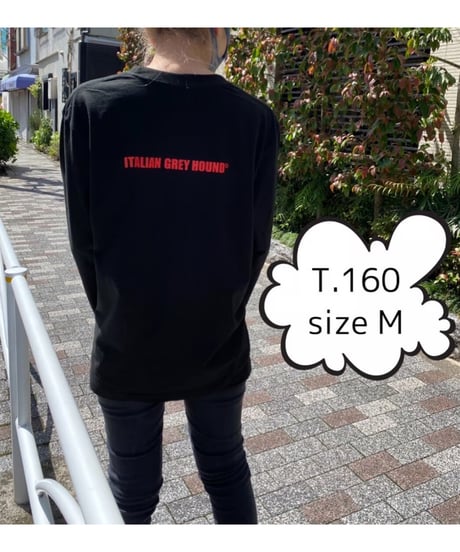 シンプルなイタグレロンT