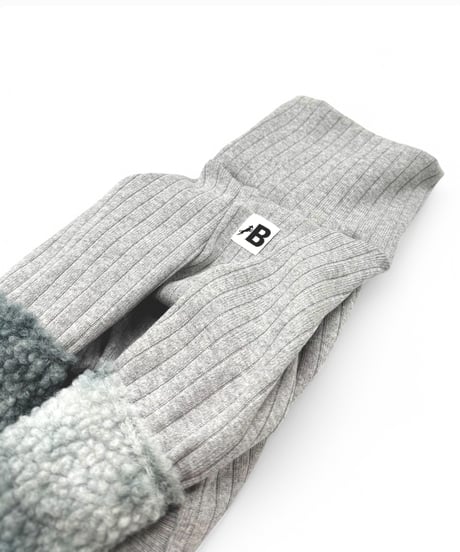 Mix coloring knit【Gray×Blue】