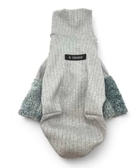 Mix coloring knit【Gray×Blue】