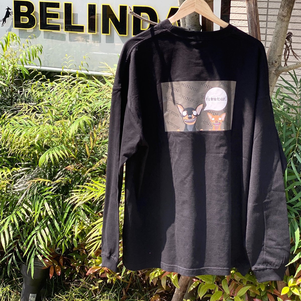 skinny puppy ロンT FLOWER DOGGIE HOLIC LS ロンT | superdog