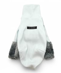 Mix coloring knit【Blue×Blue】