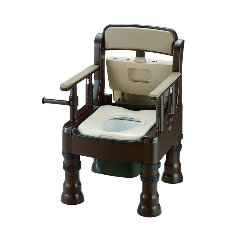 ポータブルトイレ きらく ミニでか 普通便座 片付け簡単 MS型（商品