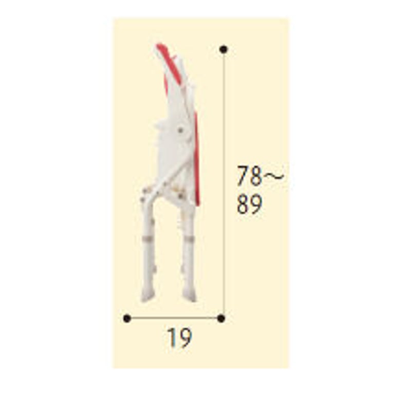 安寿折りたたみシャワーベンチHPフィット（商品番号：201-S0832