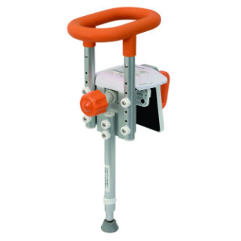 【未開封】入浴グリップ［ユクリア］オレンジ色 入浴グリップ［ユクリア］ユニットバス専用コンパクト 脚付 200（商品