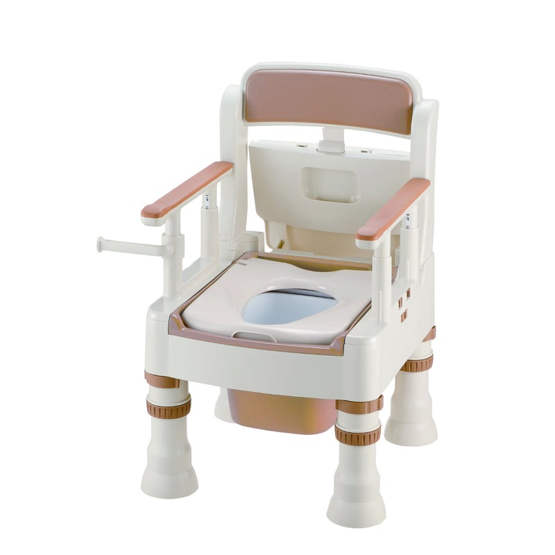 ポータブルトイレ きらく ミニでか 普通便座 片付け簡単 MS型（商品