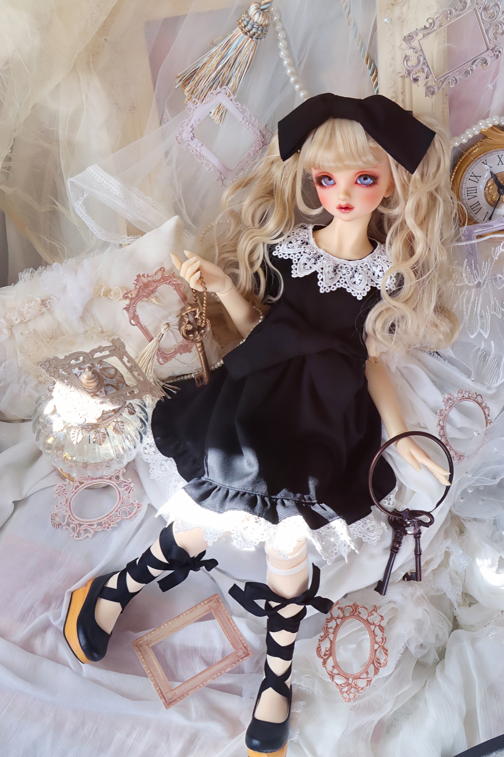 MINMI　尾州ロリィタ 尾州ロリィタ ドールサイズ（尾州ブラックセット） | 尾州ロリィタ