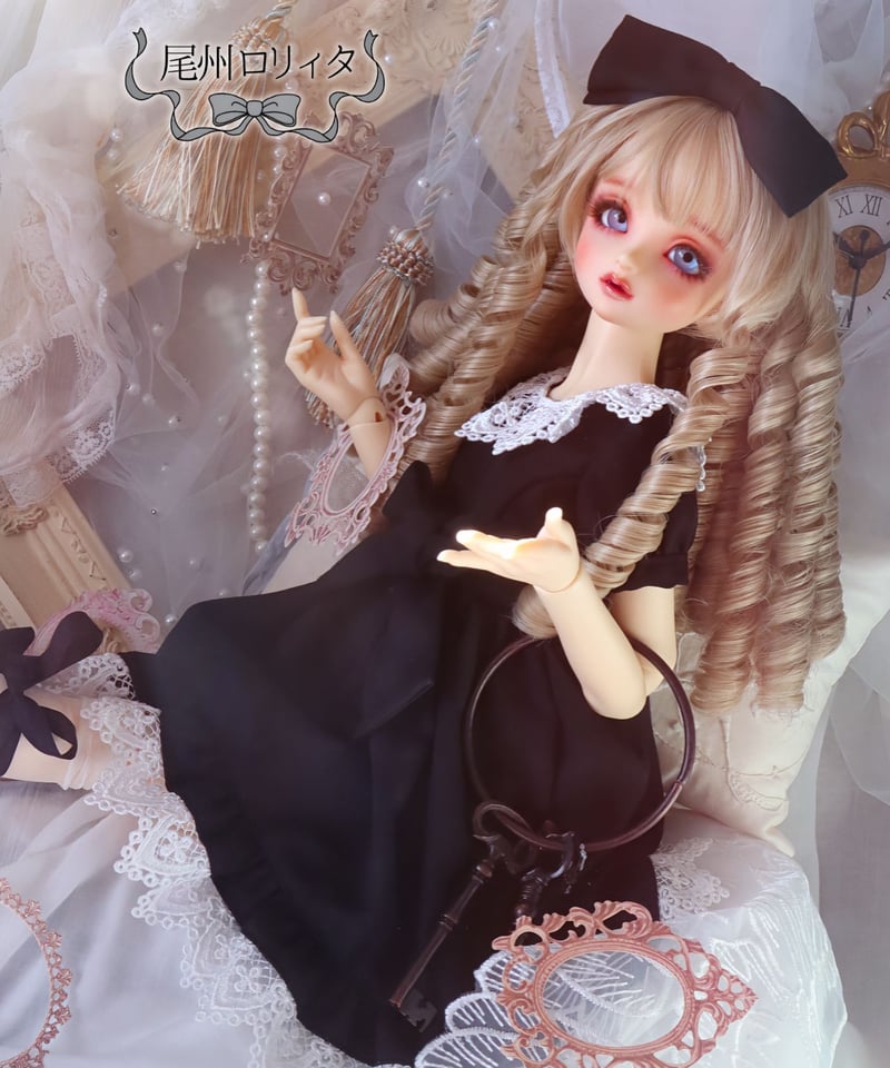尾州ロリィタ ドールサイズ（尾州ブラックセット） | 尾州ロリィタ