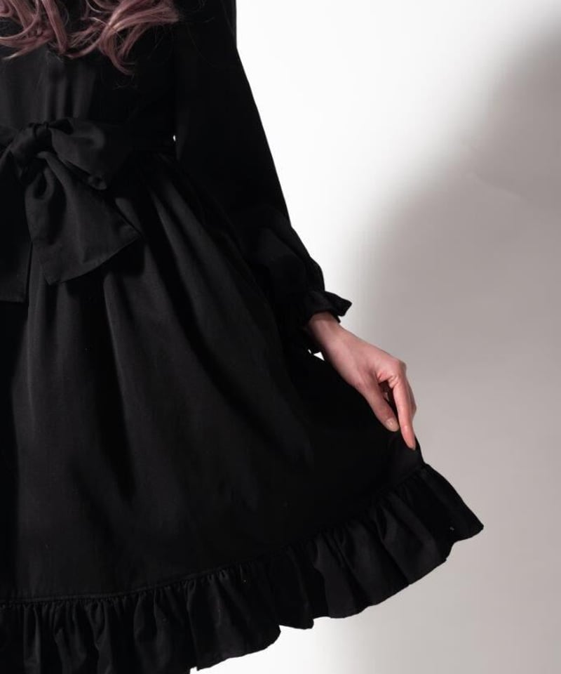 ずっと お姫様にしてくれる 特別な日常のワンピース　尾州ロリィタ　ネイビー 尾州ロリィタ】ずっと お姫様にしてくれる 特別な日常の