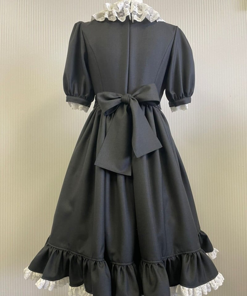 深澤翠ちゃん着用モデル 深緑色半袖ワンピース | 尾州ロリィタ