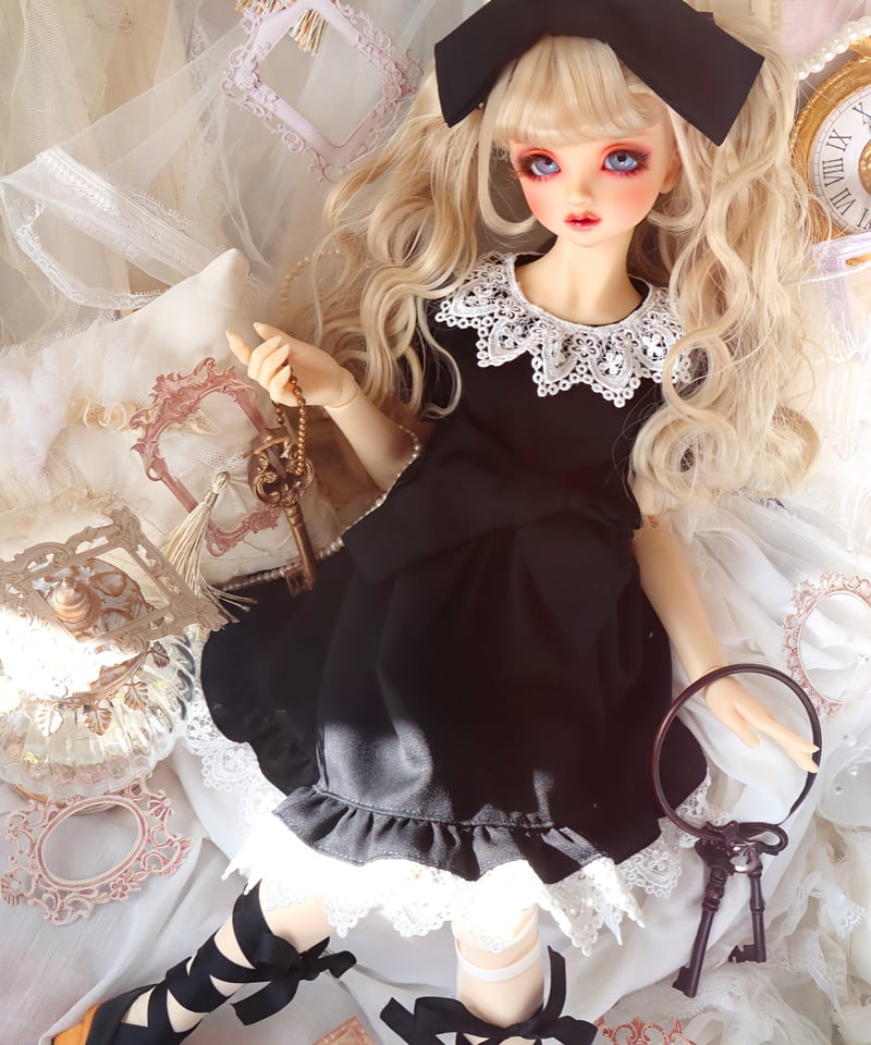 尾州ロリィタ ドールサイズ（尾州ブラックセット） | 尾州ロリィタ