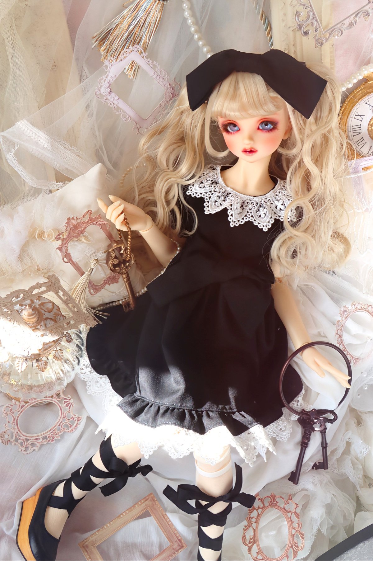 MINMI　尾州ロリィタ 尾州ロリィタ ドールサイズ（尾州ブラックセット） | 尾州ロリィタ