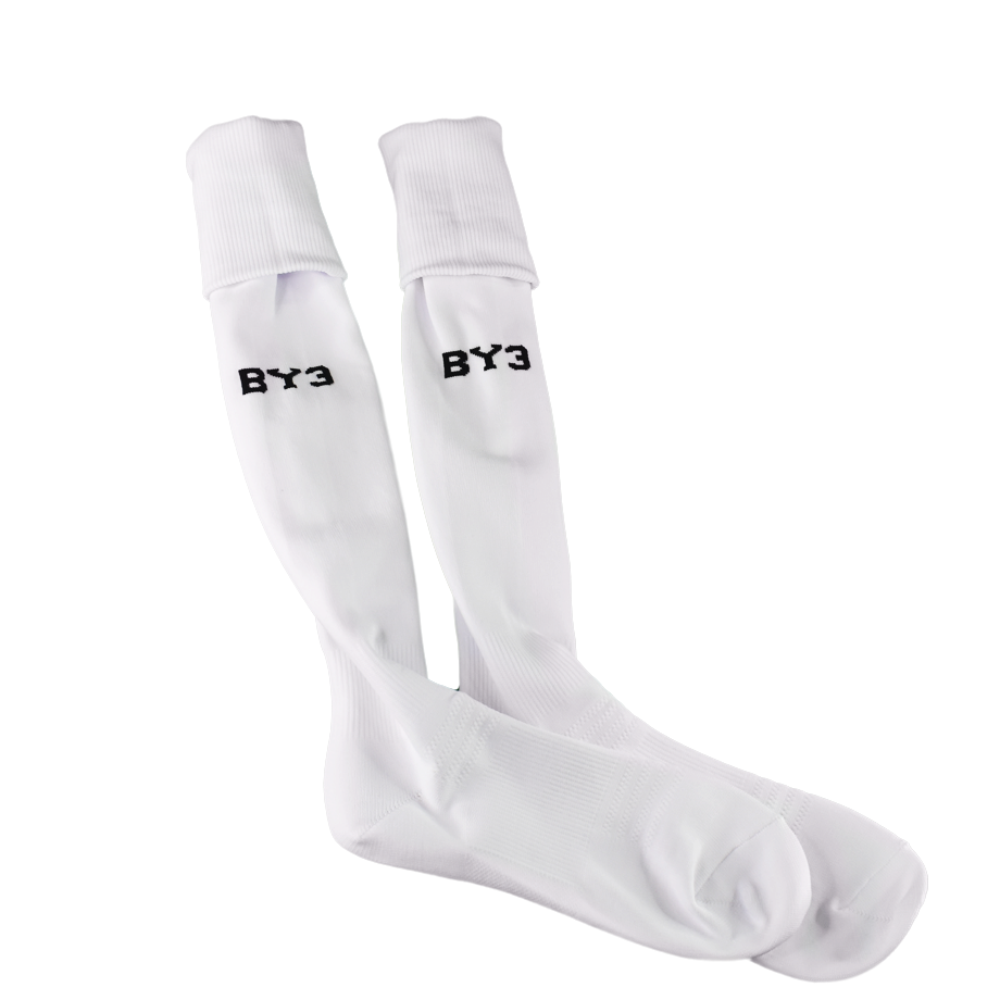 By3 FOOTBALL SOCKS WHITE | By3 STORE