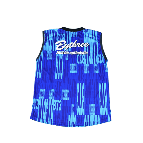 FUTURO no sleev pra-shirt　BLUE