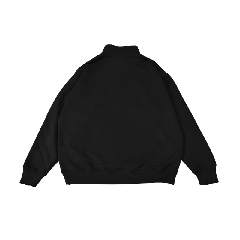 WAVES HIGHT NECK SWEAT BLACK | By3 STORE WAVES HIGHT NECK SWEAT BLACK | By3 STORE