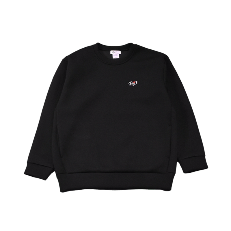 VINCENT DN CREW NECK BLACK | By3 STORE