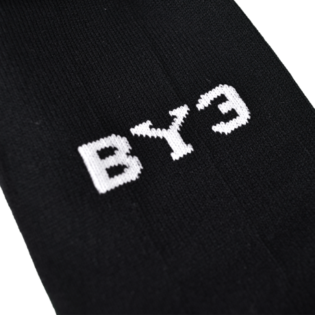 By3 FOOTBALL CALF  SOCKS BLACK