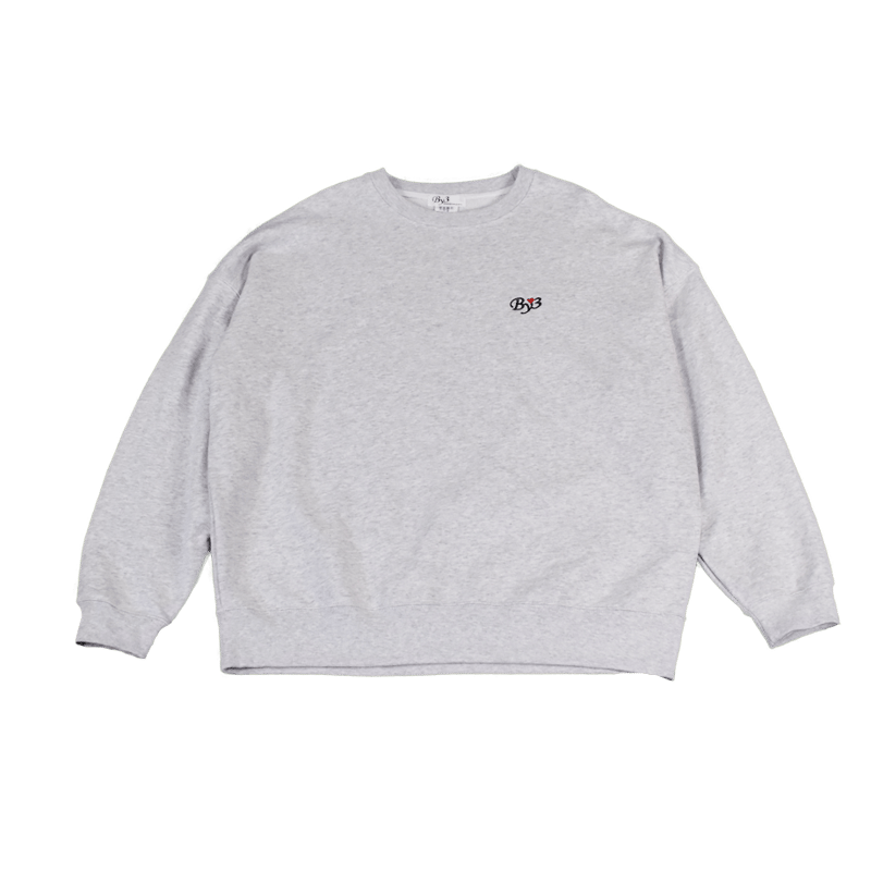 VINCENT SWEAT CREWNECK GRAY | By3 STORE