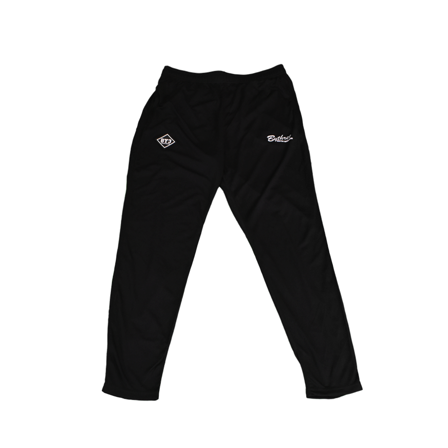 黒ジャージパンツ ドローストリング付き Y-3 ブラック ドローストリング ジャージ サルエル パンツ