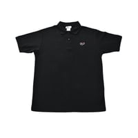 VINCENT polo-shirt（ヴィンセントポロシャツ）　ブラック