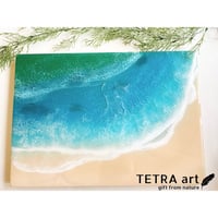 波のレジンアートボードA4縦 | TETRA art