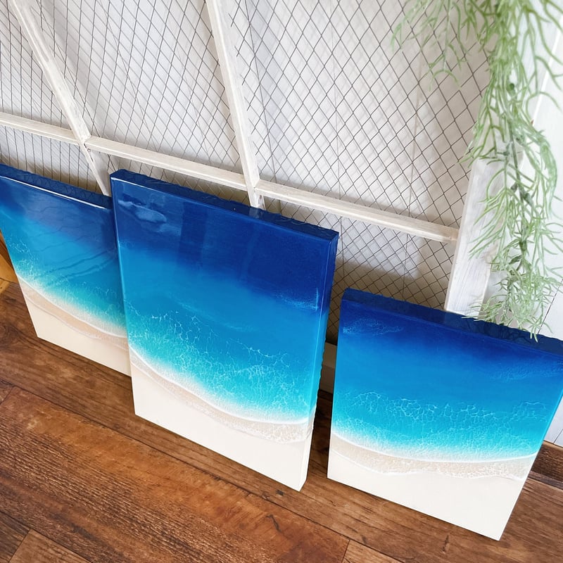レジンアート海(とまと) レジンアート海(とまと) 海レジン レジンアート Beach Art