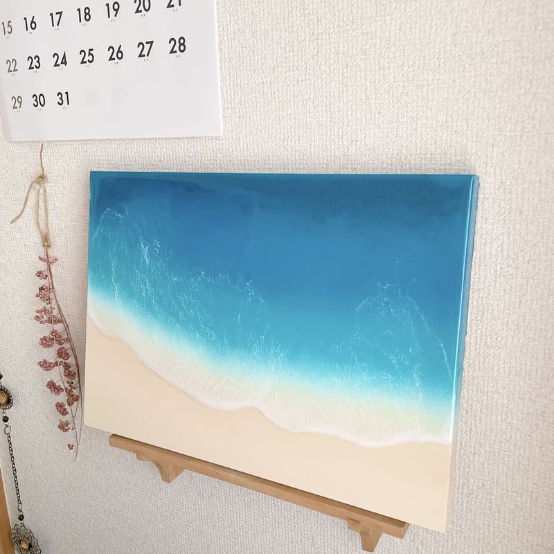 海のレジンアートボード B4横 | TETRA art 海のレジンアートボード B4横 | TETRA art