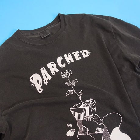 『PARCHED』発売記念TシャツGRAY(YUTAKA NOJIMA×BACK PACK BOOKS)