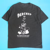 『PARCHED』発売記念TシャツGRAY(YUTAKA NOJIMA×BACK PACK BOOKS)