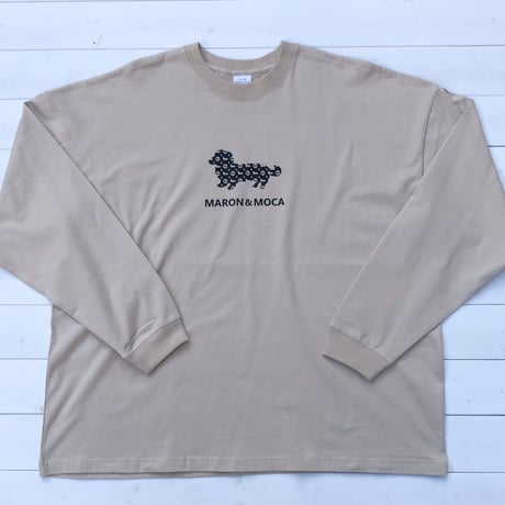 UCHINOKO　ロンT(ビッグシルエット）type01モノグラム　1匹Ver  ★数量限定シルエット入りミニポーチ付き★