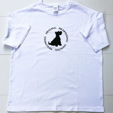 UCHINOKO　Tシャツ半袖(ビッグシルエット）type01 Gift from pets　1匹Ver