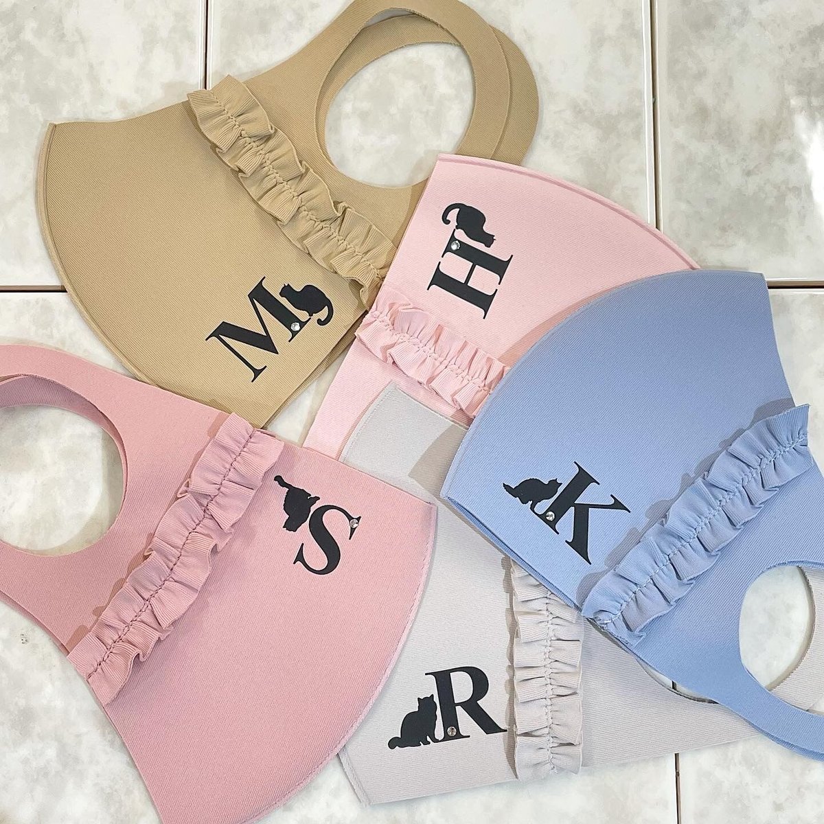 おしゃれイニシャルCATMASK | IAMR おしゃれなうちの子グッズSHOP