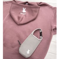 数量限定UCHINOKOフードプリントパーカーBtype（Bigシルエット裏起毛）1匹Ver★数量限定シルエット入りペットボトルカバー付き★