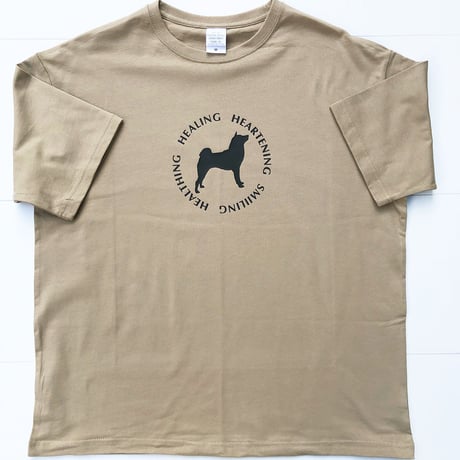 UCHINOKO　Tシャツ半袖(ビッグシルエット）type01 Gift from pets　1匹Ver