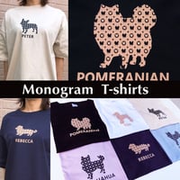 UCHINOKO　Tシャツ半袖(ビッグシルエット）type02 Monogram 　1匹Ver