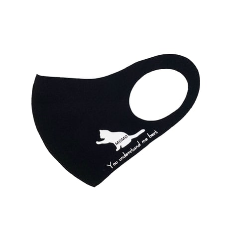 PET MASK (ブラック×ホワイト)