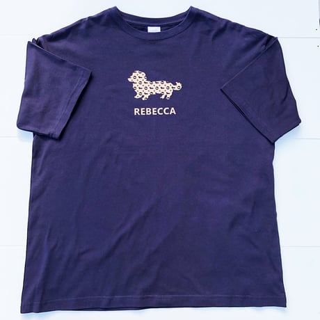 UCHINOKO　Tシャツ半袖(ビッグシルエット）type02 Monogram 　1匹Ver