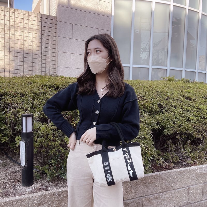 UCHINOKO LINE TOTE（1匹ver) | IAMR おしゃれなうちの子グッズSHOP