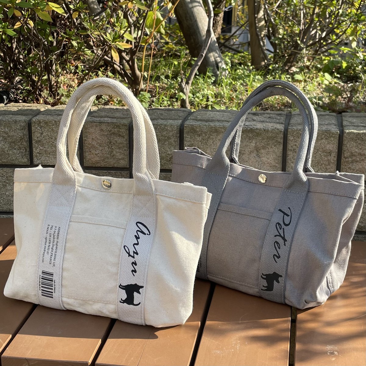 UCHINOKO LINE TOTE(1匹ver) | IAMR おしゃれなうちの子グッズSHOP UCHINOKO LINE TOTE(1匹ver) | IAMR おしゃれなうちの子グッズSHOP