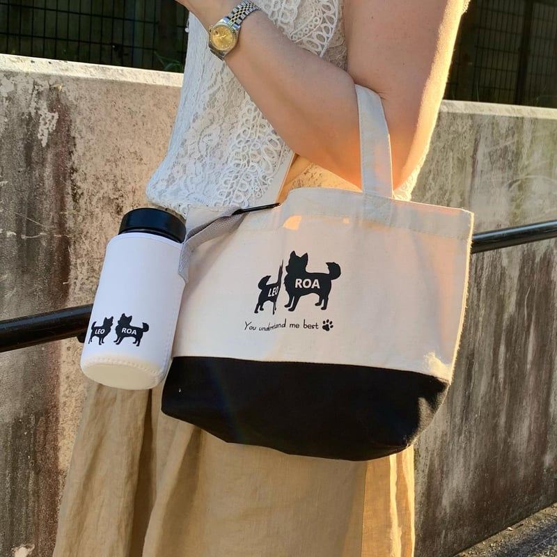 うちの子ミニトートバッグ(2匹ver) | IAMR おしゃれなうちの子グッズSHOP