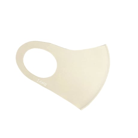 PET MASK (ベージュ×ホワイト)