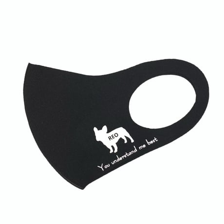 PET MASK (ブラック×ホワイト)