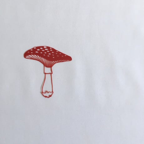 プチ切り絵「きのこ」