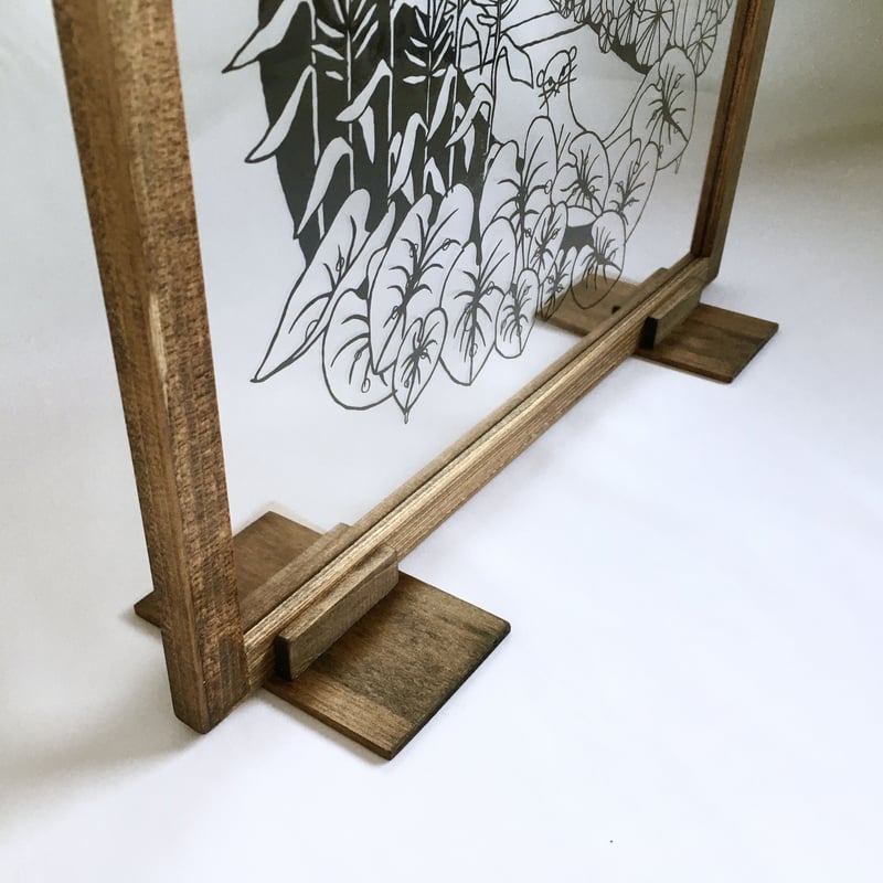 切り絵フレーム用スタンド＿W | こえだ社
